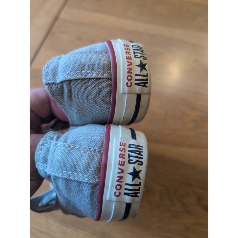 Converse Chuck Gray Canvas Taylor All Star Low Top Women's 6.5 Mens 4.5 Sneaker - Picture 3 of 8